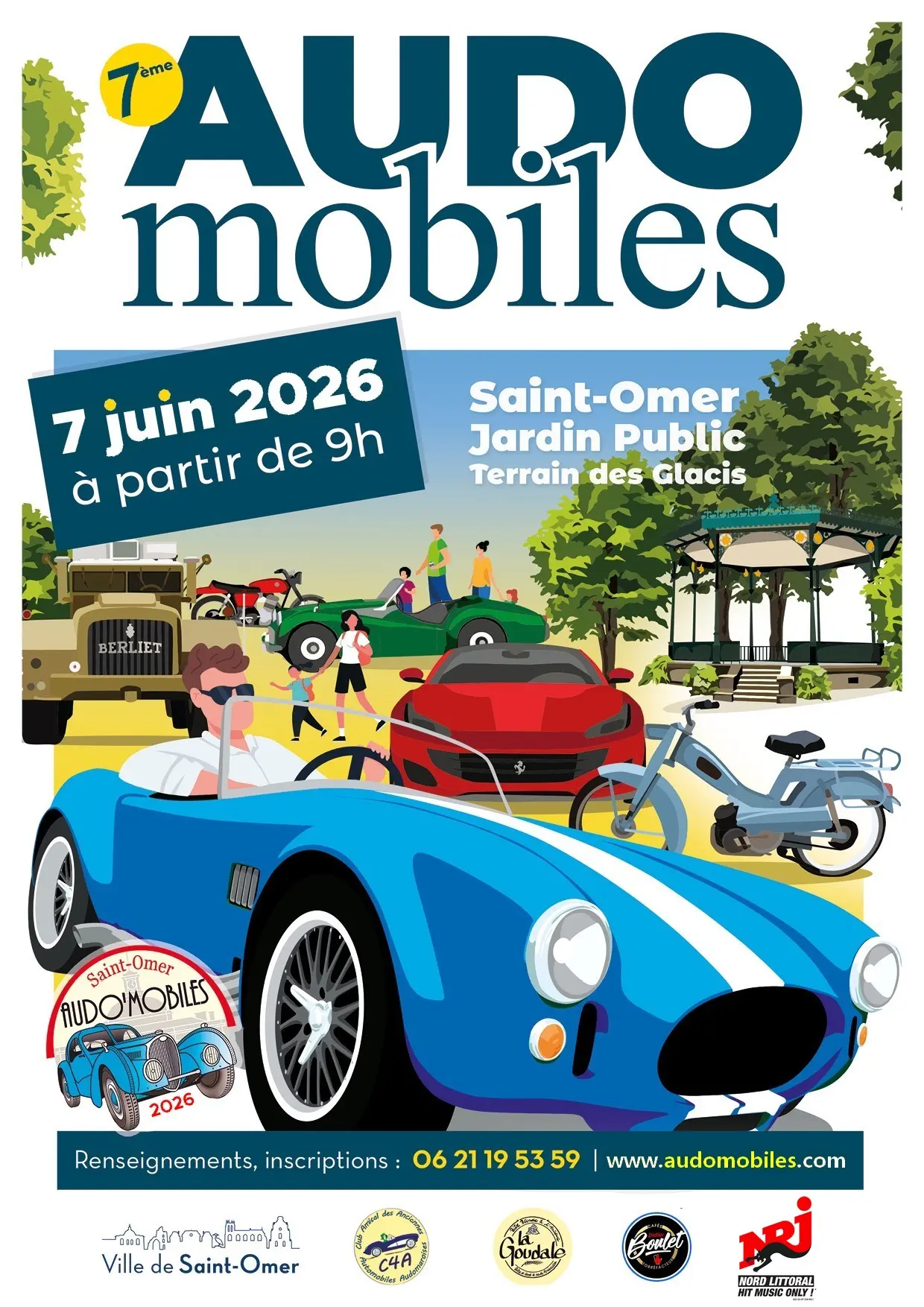 Affiche officielle Audo'Mobile 2026