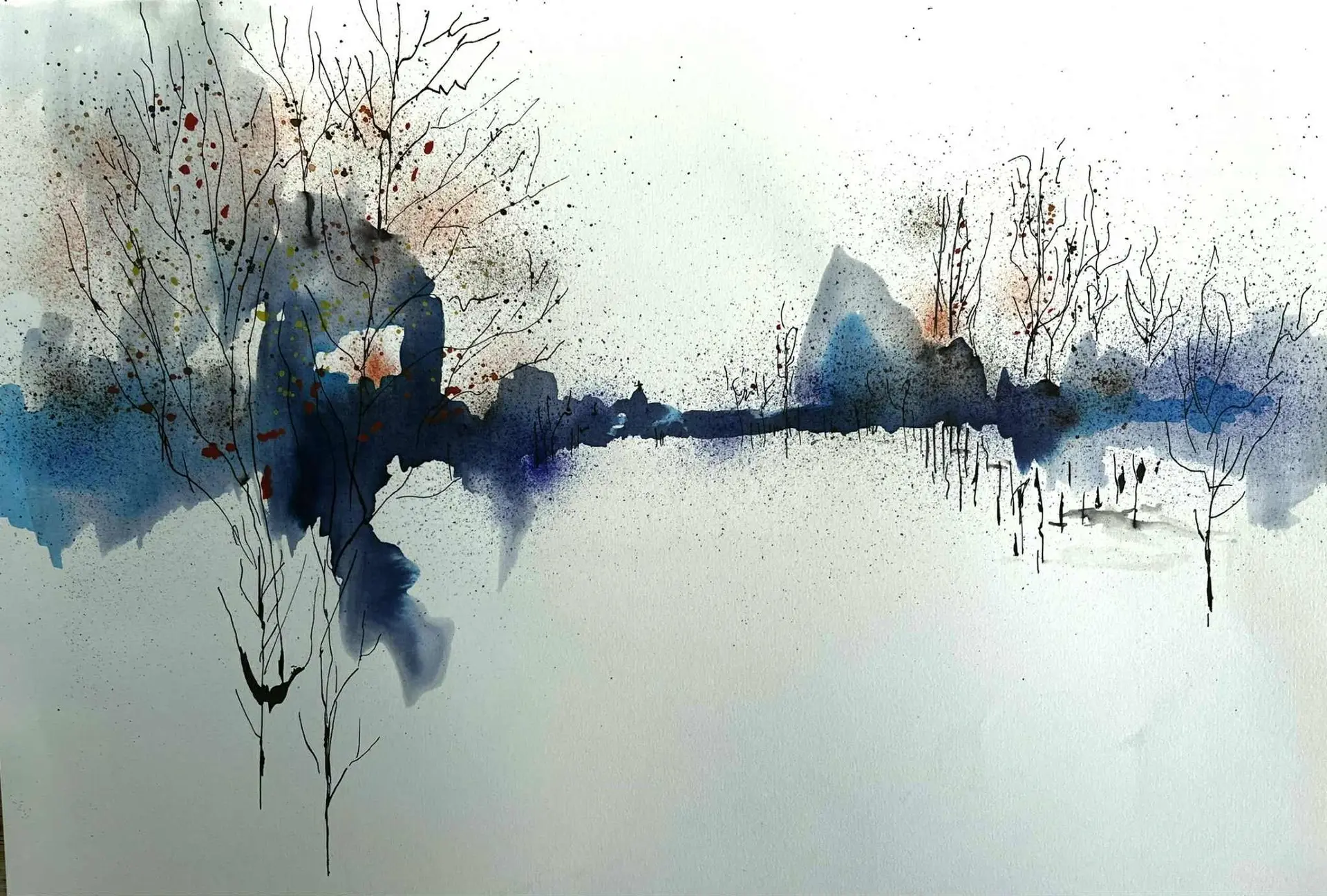 expo 28mars-4avril_Encre sur papier de Thierry Tribalat