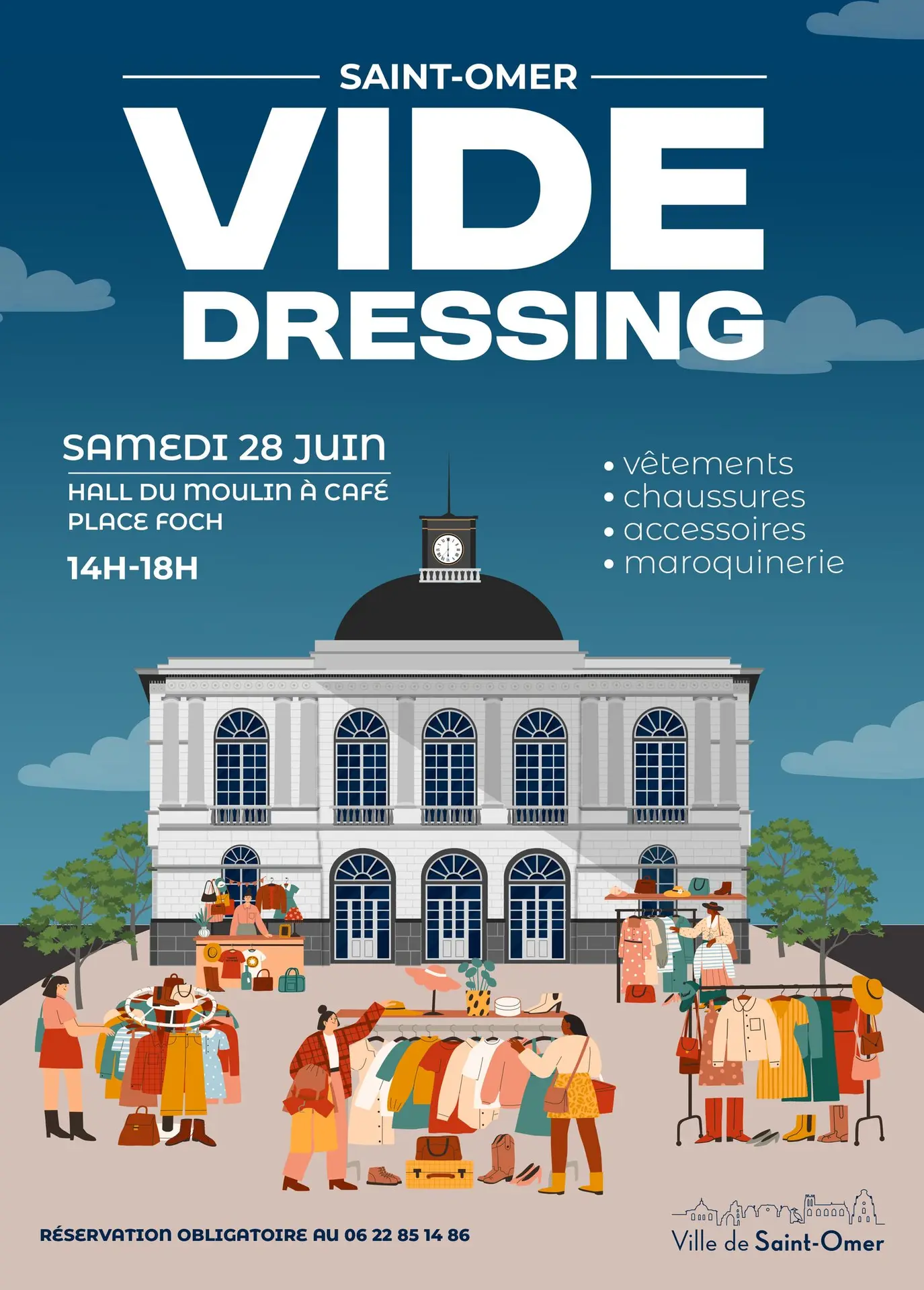 Affiche vide dressing Moulin à Café