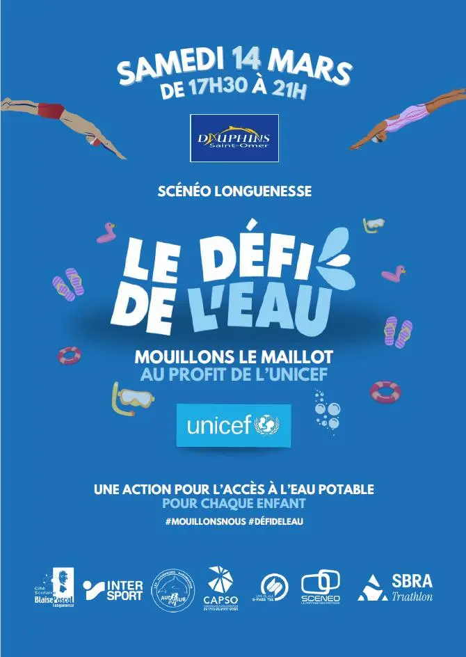 Le 14 mars, relevez le Défi de l'eau à Sceneo Longuenesse