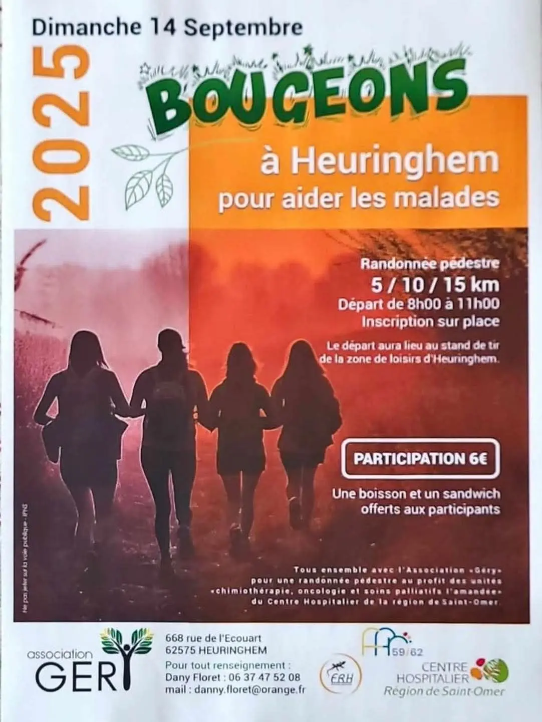 14 septembre, Marche pour les malades à Heuringhem