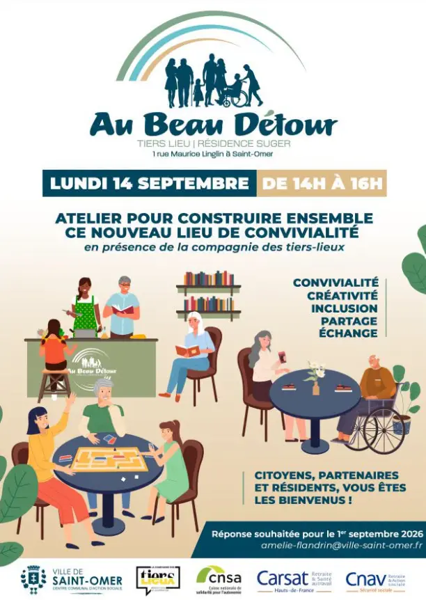 14 septembre, Rencontre au tiers-lieu de la Place Suger