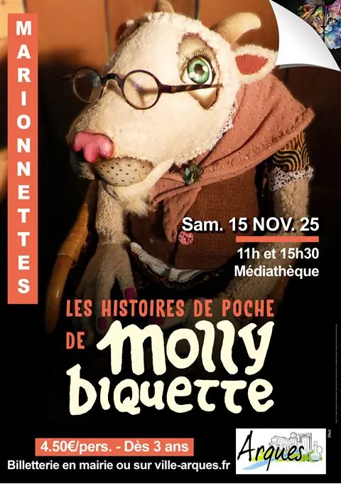 15nov à 11h : Spectacle Molly Biquette (dès 3 ans)