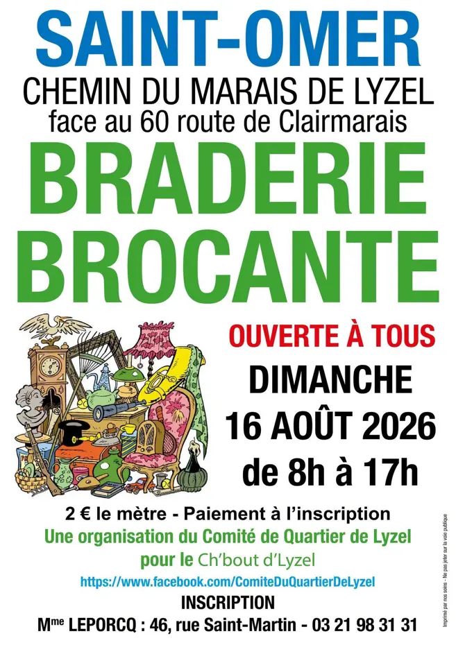 16 aout_Braderie Brocante Lysel StOmer