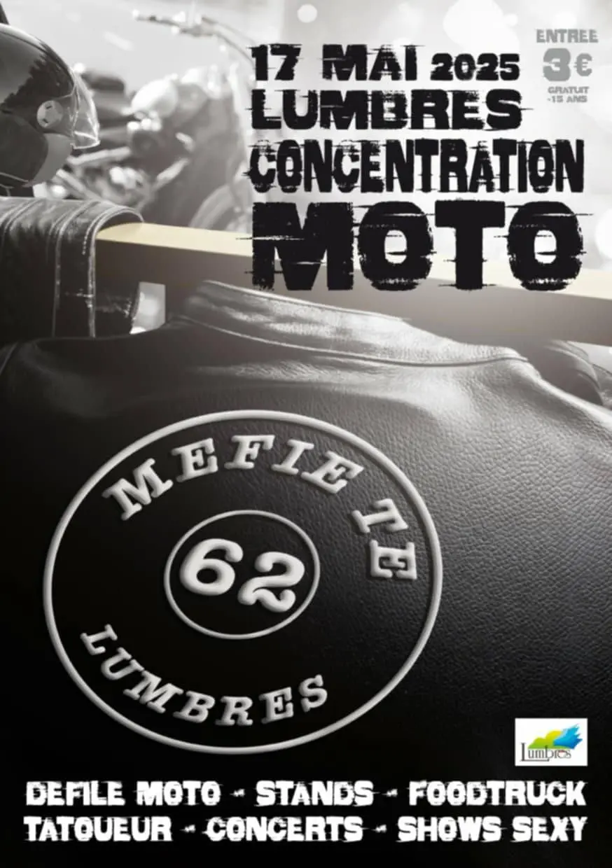 17 mai, Concentration Motos Lumbres
