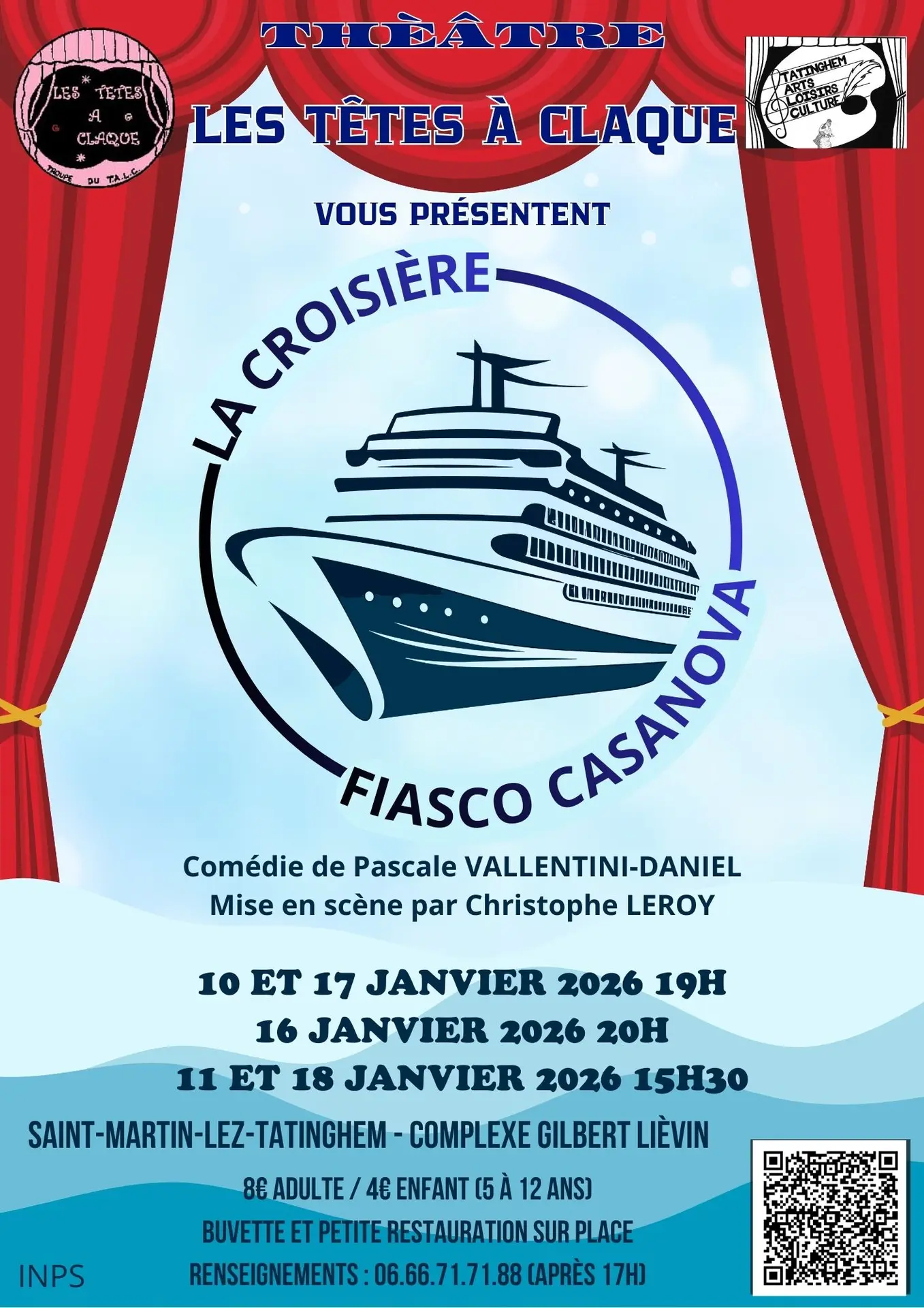 La Croisière Fiasco Casanova par Les Têtes à Claques