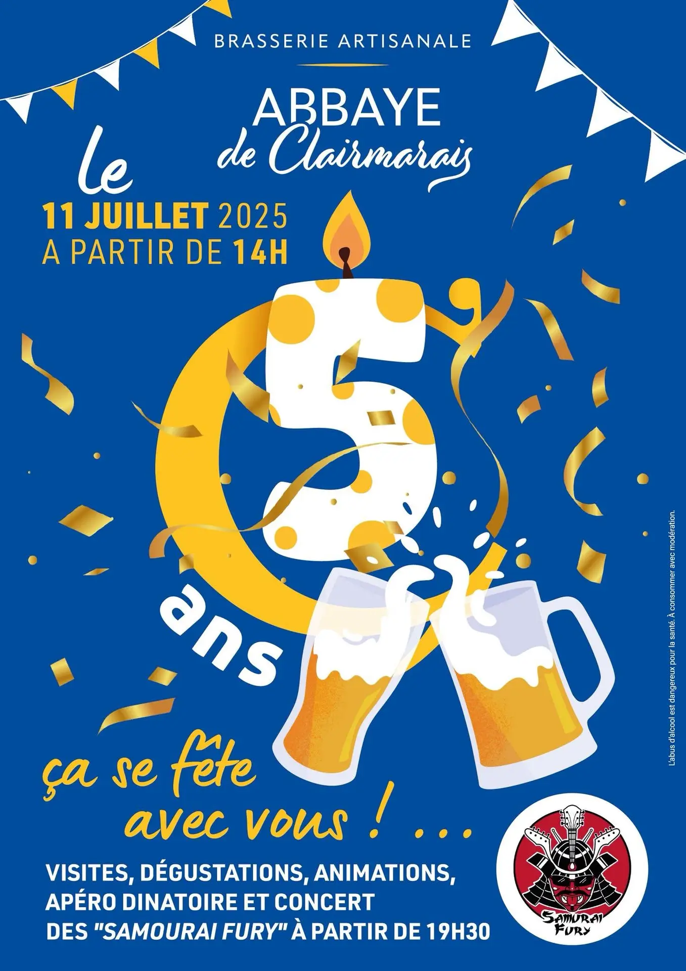 11 juillet_5 ans de la brasserie de l'abbaye de Clairmarais