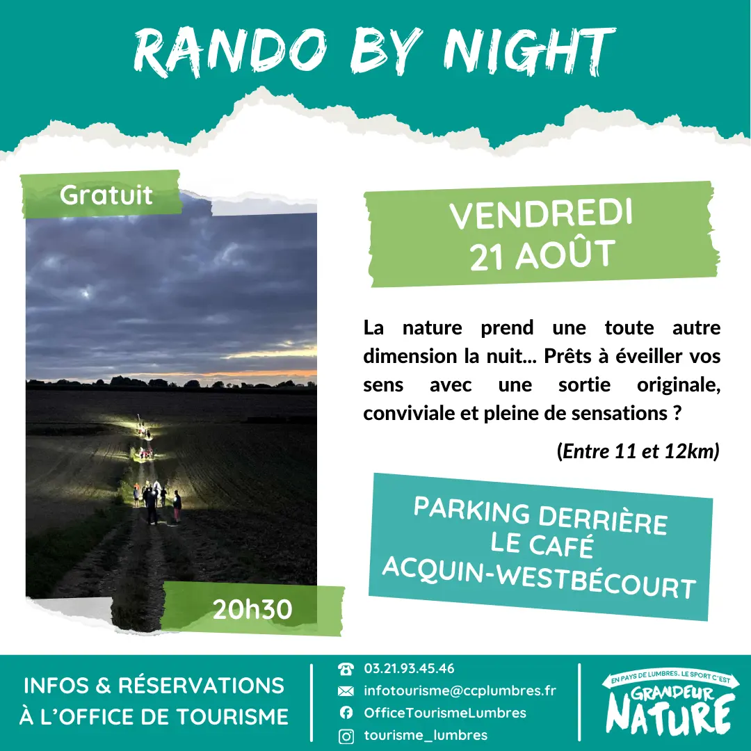 Rando by night - 21.08.2026