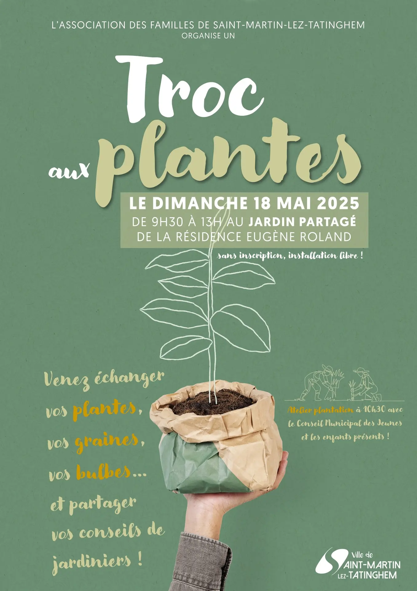 18 mai : Troc aux plantes à St-Martin-lez-Tatinghem