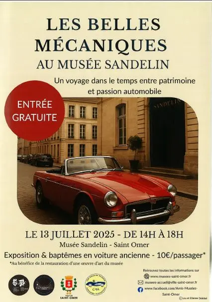 Le 13 juillet, le musée Sandelin accueille les Belles Mécaniques