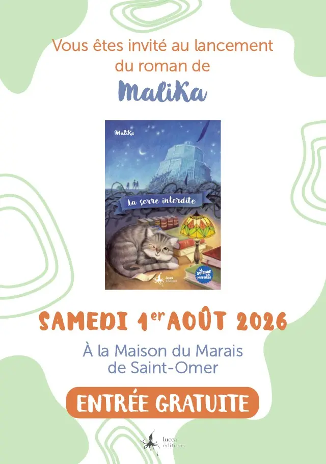 1er août, Lancement et dédicaces du roman MALIKA