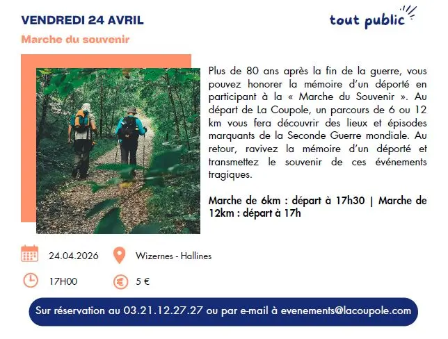 24 avril_La Coupole marche du souvenir