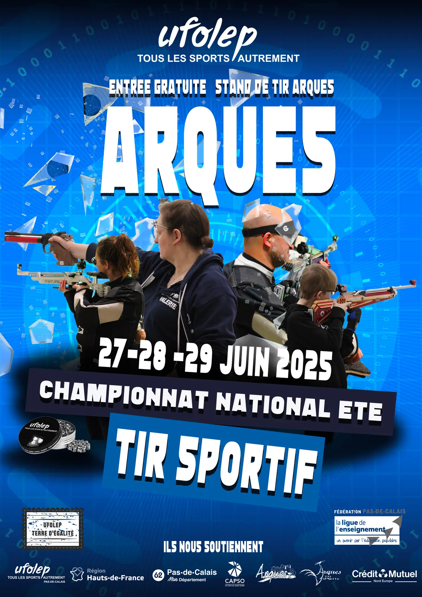 27-29 juin, affiche officielle tir sportif