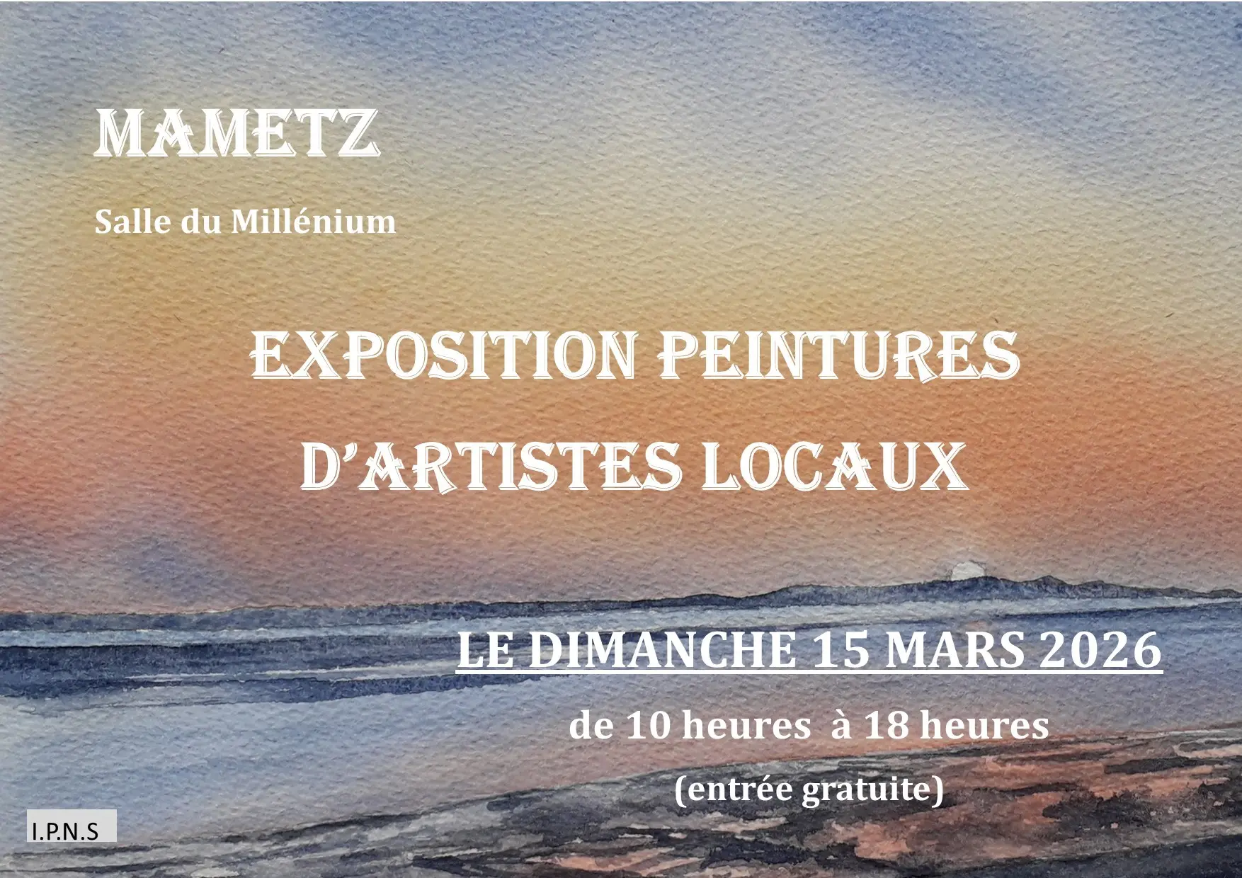 Exposition peinture d'artistes locaux