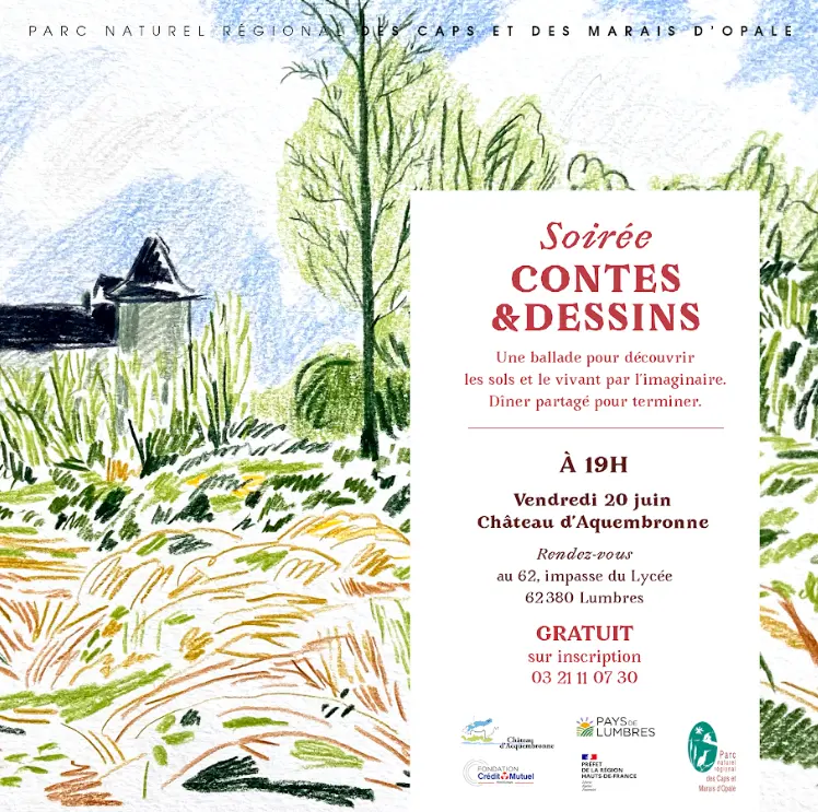 20 juin, dès 19h, Soirée contes & dessins au domaine d'Acquembronne
