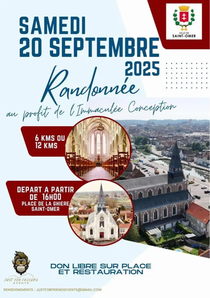 Randonnée solidaire pour la restauration de l'église de l'Immaculée-Conception