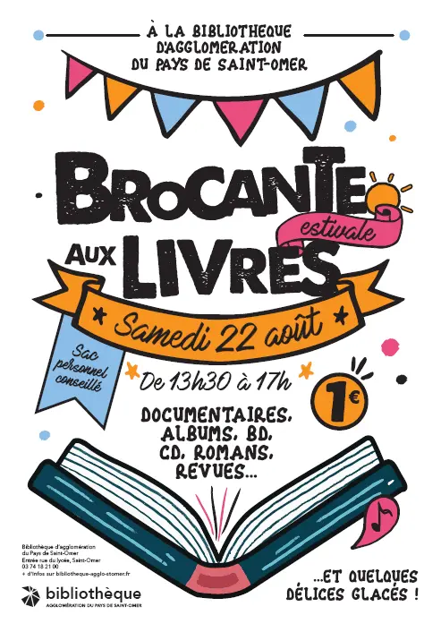 22 août, la BAPSO fait sa Brocante aux livres