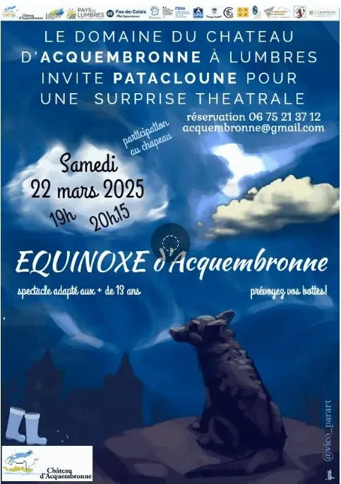22 et 23mars, spectacle théâtrale de Patacloune à l'équinoxe d'Acquembronne