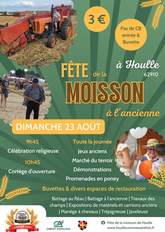 23 août, Fête de la Moisson HOULLE