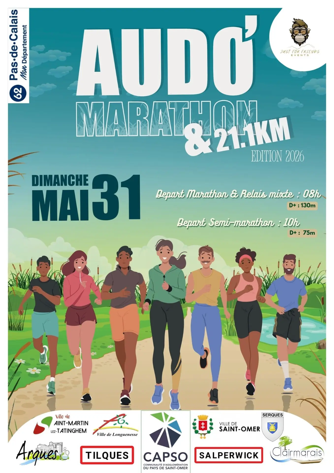 31 mai, Audo' Marathon et Semi-Marathon de Saint-Omer