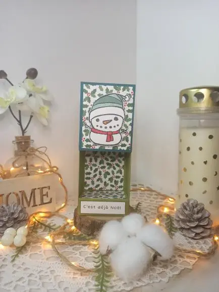 Boîte de Noël ouverte