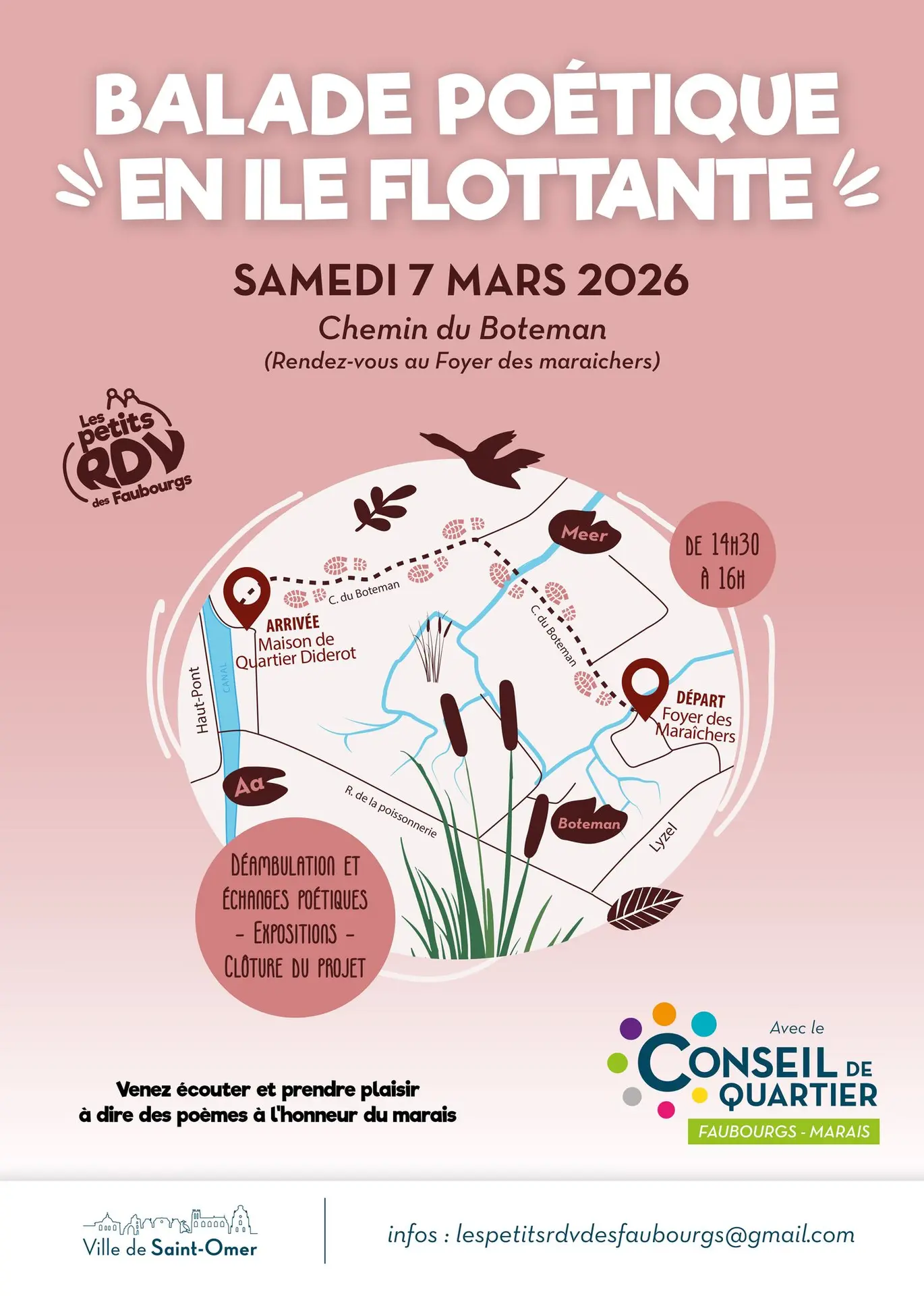 7 mars, Balade poétique en île flottante