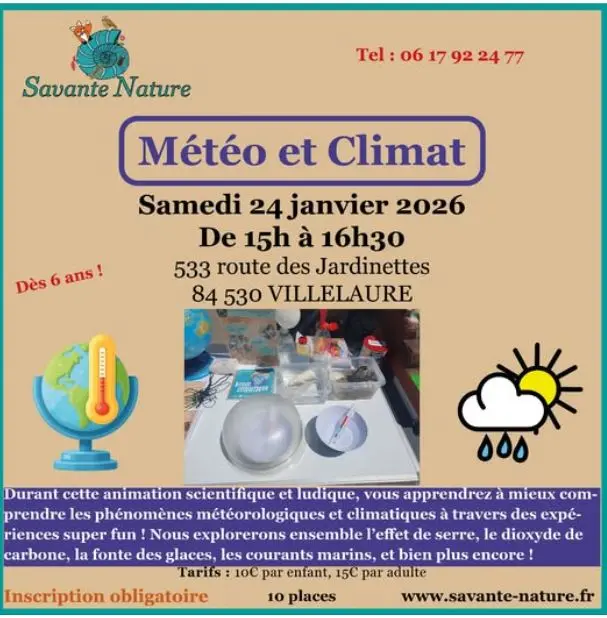 Savante Nature :  Méteo et Climat_Villelaure