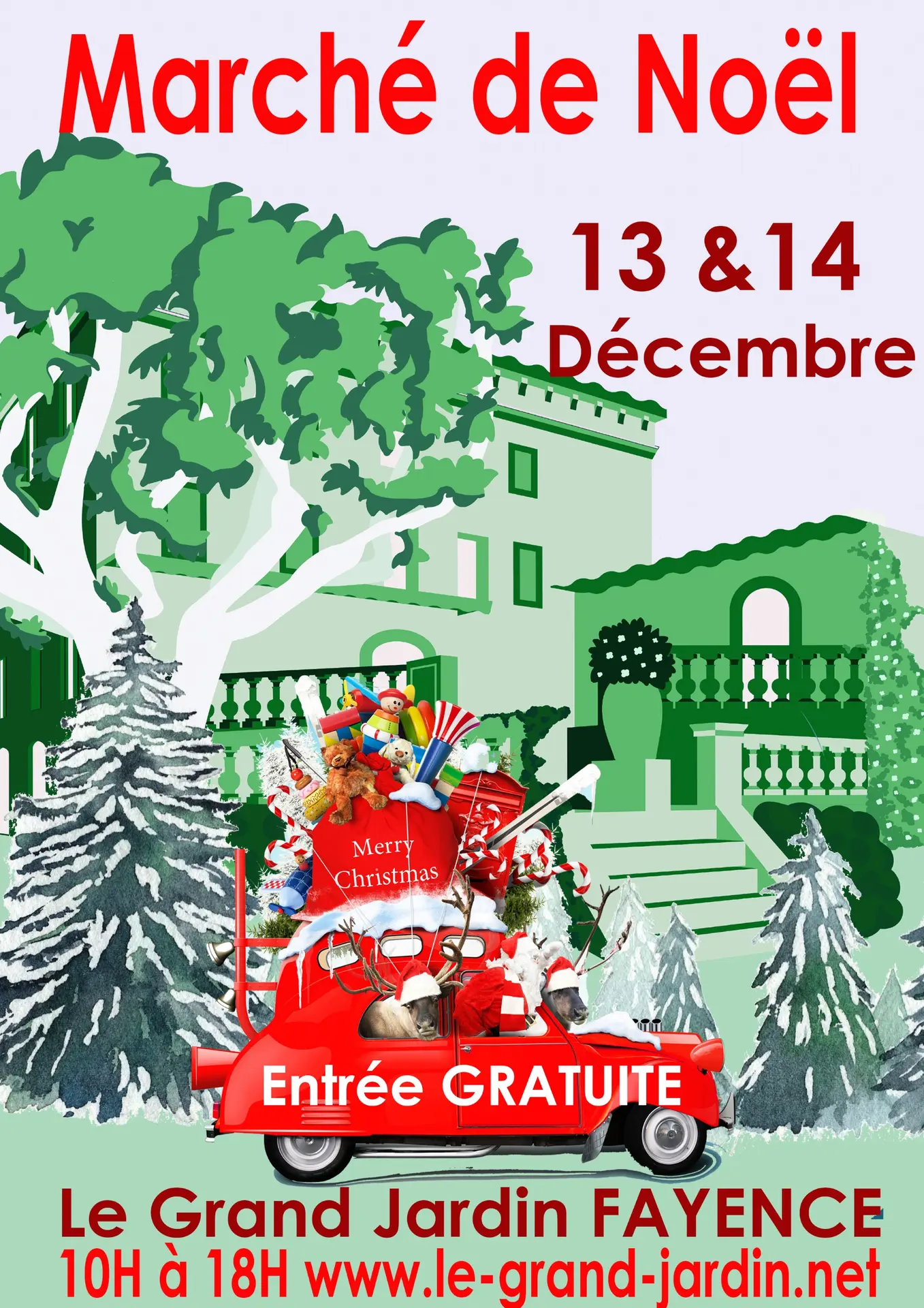 Marché de Noël au Grand Jardin