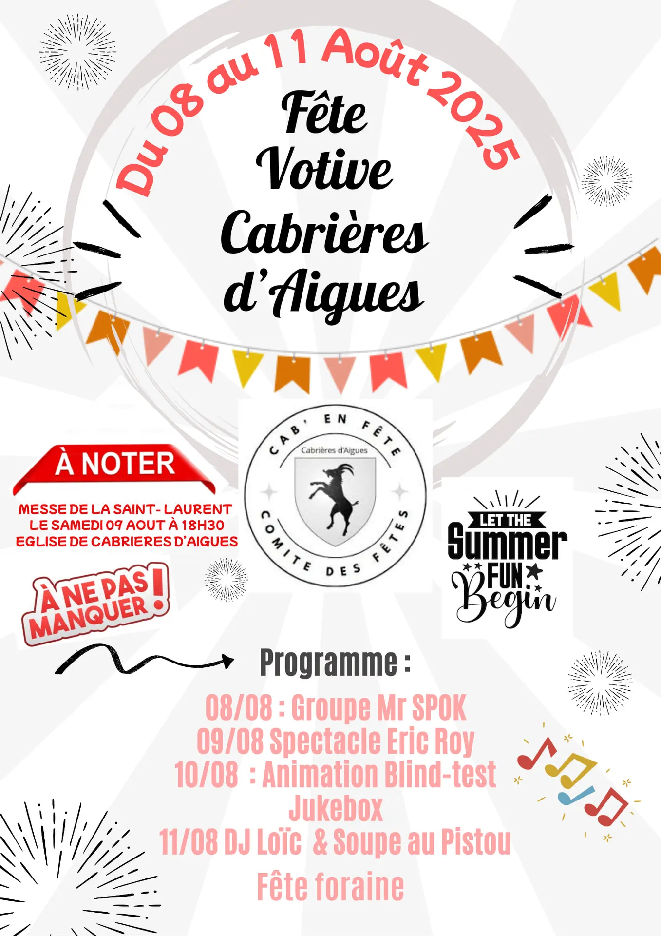 Fête votive  Saint Laurent à Cabrières d'Aigues_Cabrières-d'Aigues