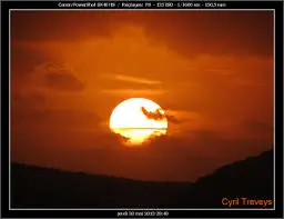 Coucher de soleil