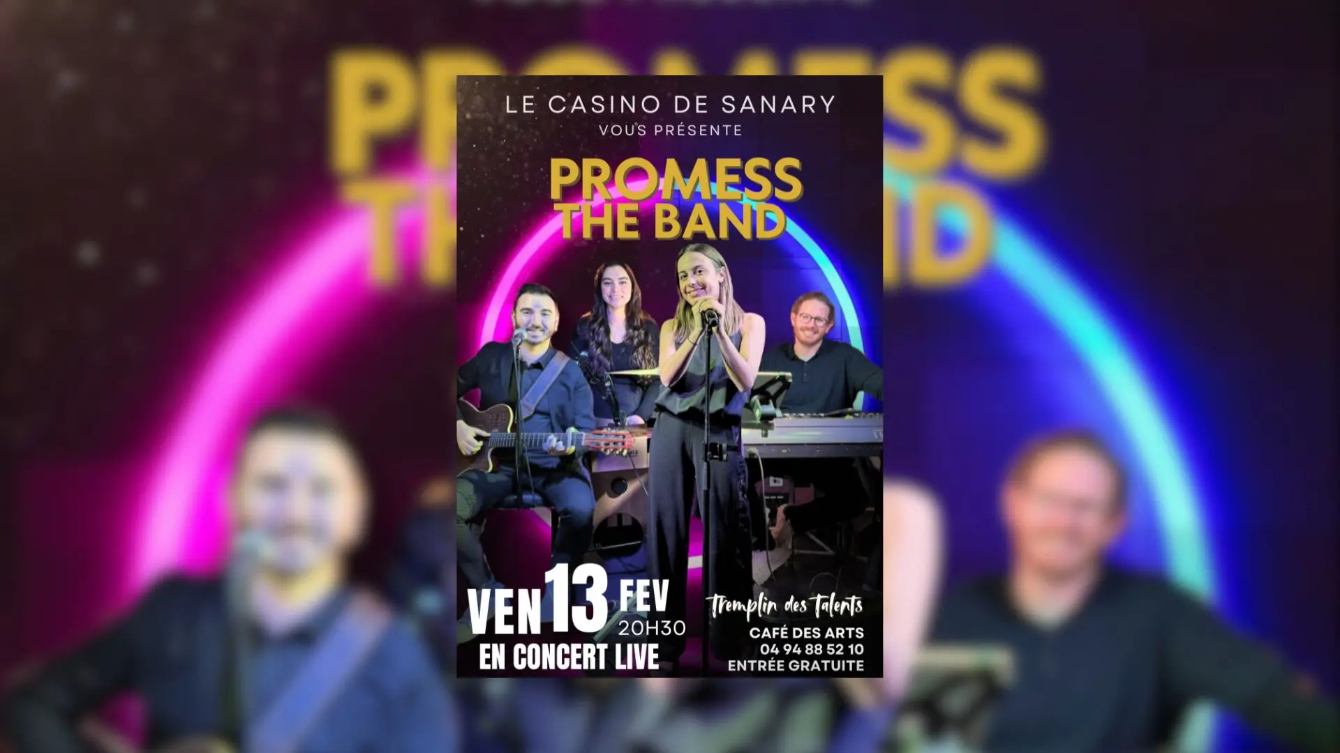 Concert : Promess the band_Sanary-sur-Mer