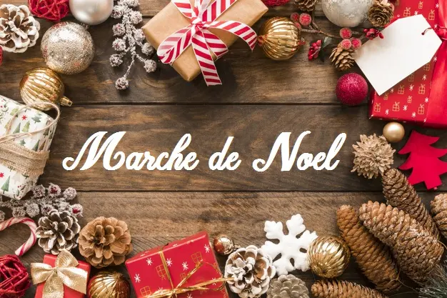 Marché de Noël sur la place de la station