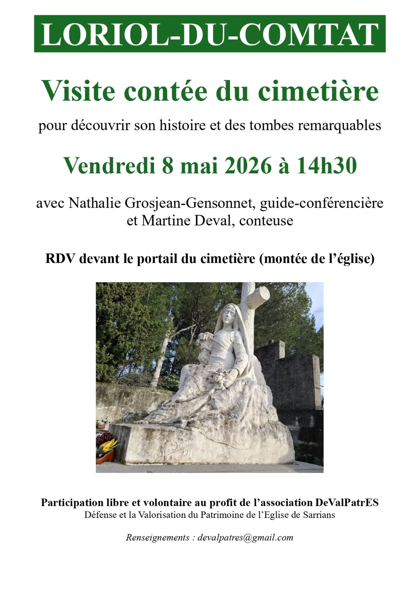 Visite contée du cimetière_Loriol-du-Comtat