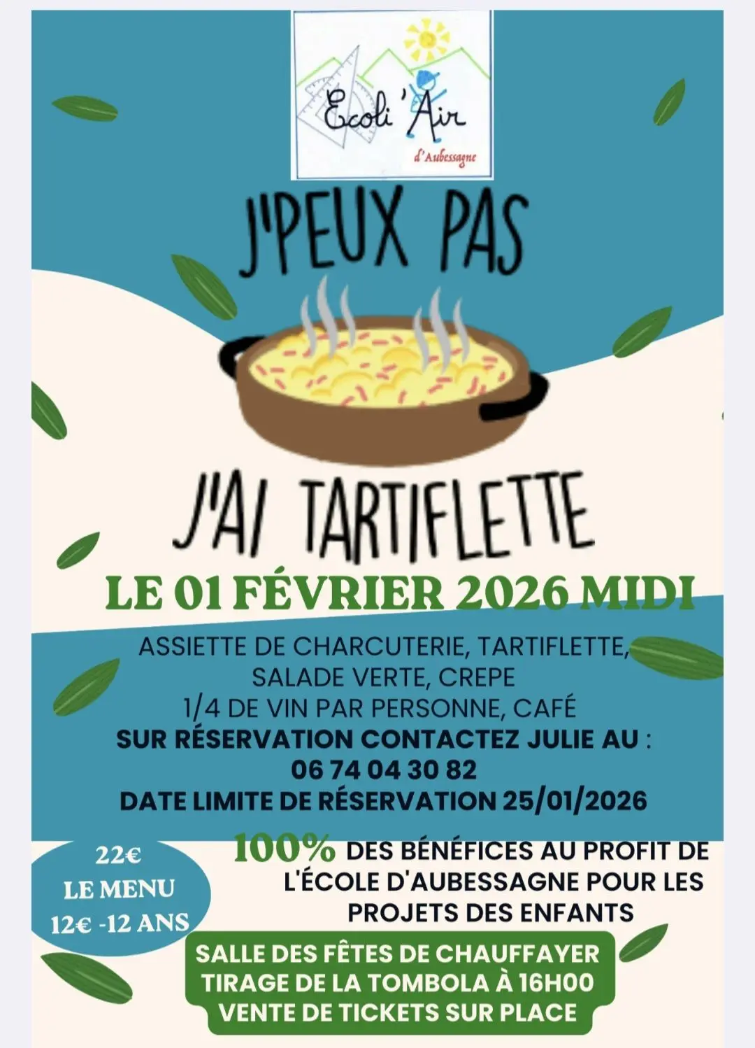 J'peux pas j'ai tartiflette