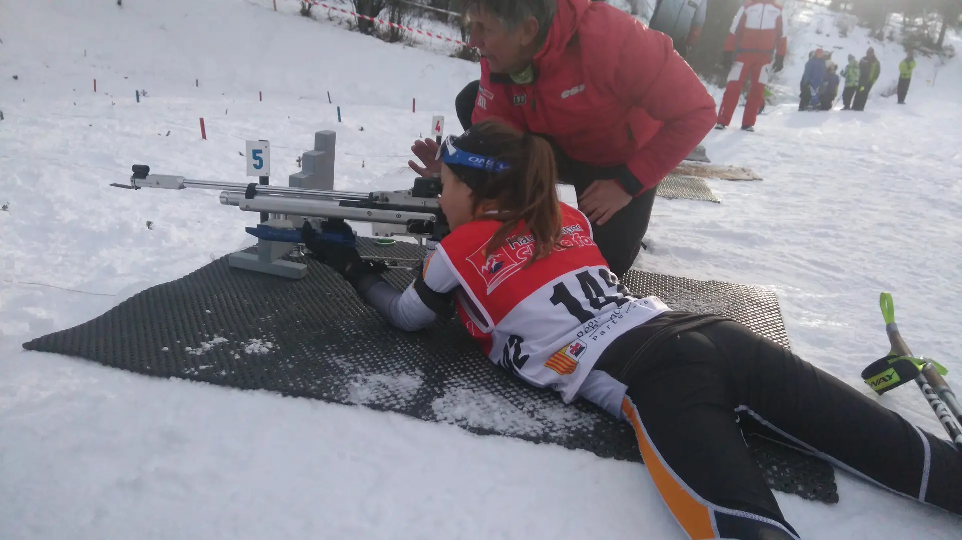 Introduction au biathlon laser au Villard St Pancrace