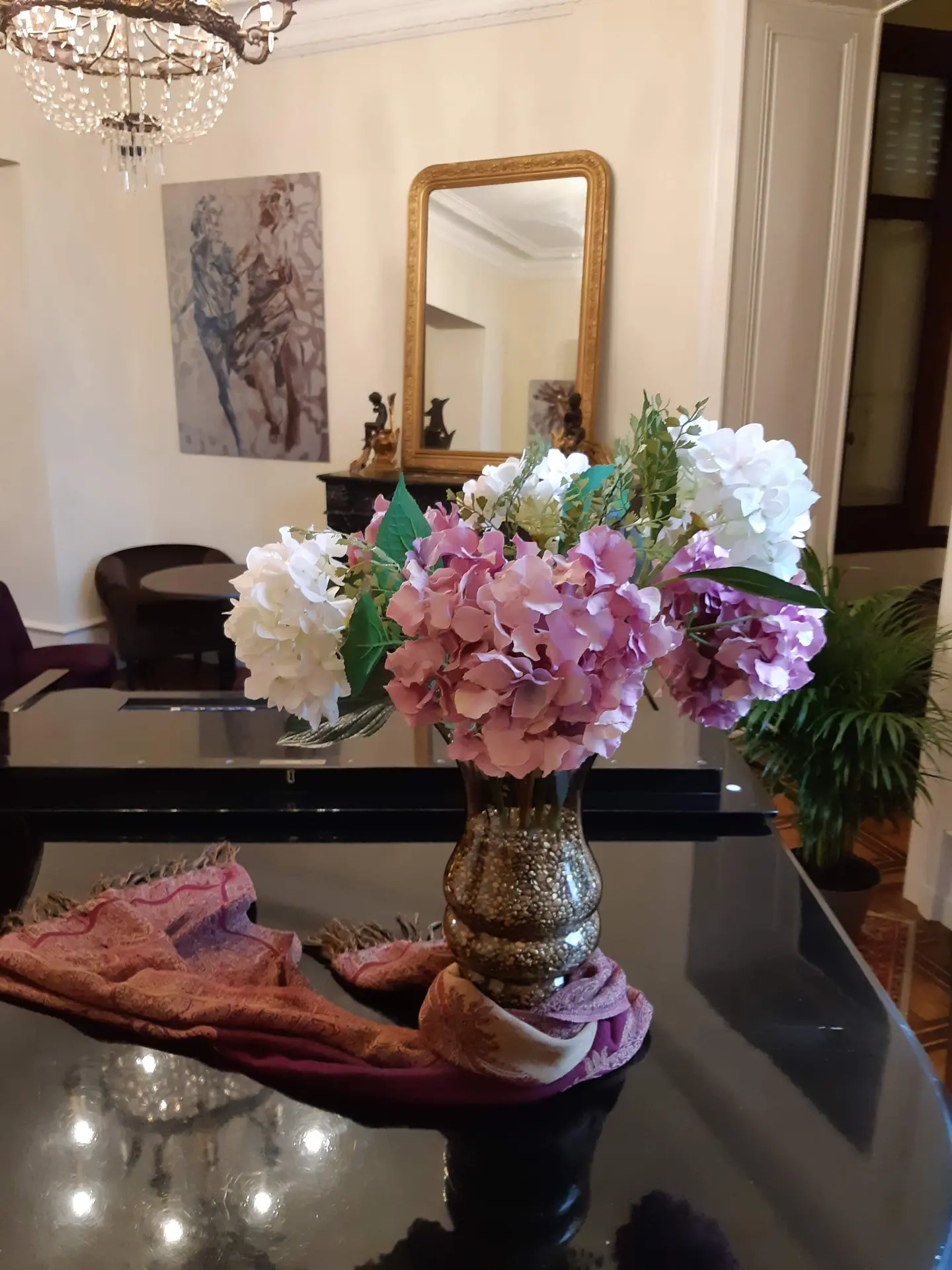 bouquet et piano