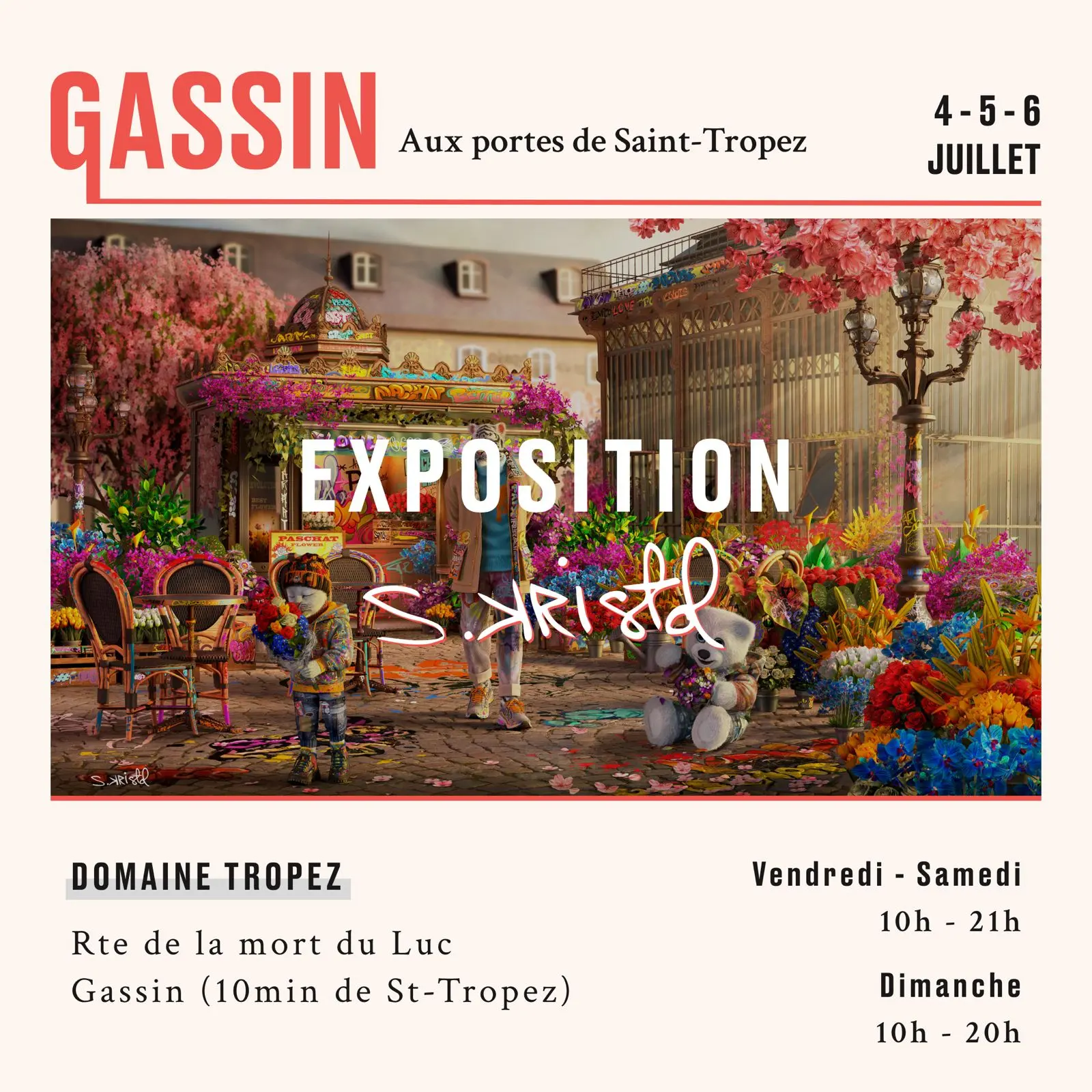 Exposition S.Kristol à Gassin - Domaine Tropez