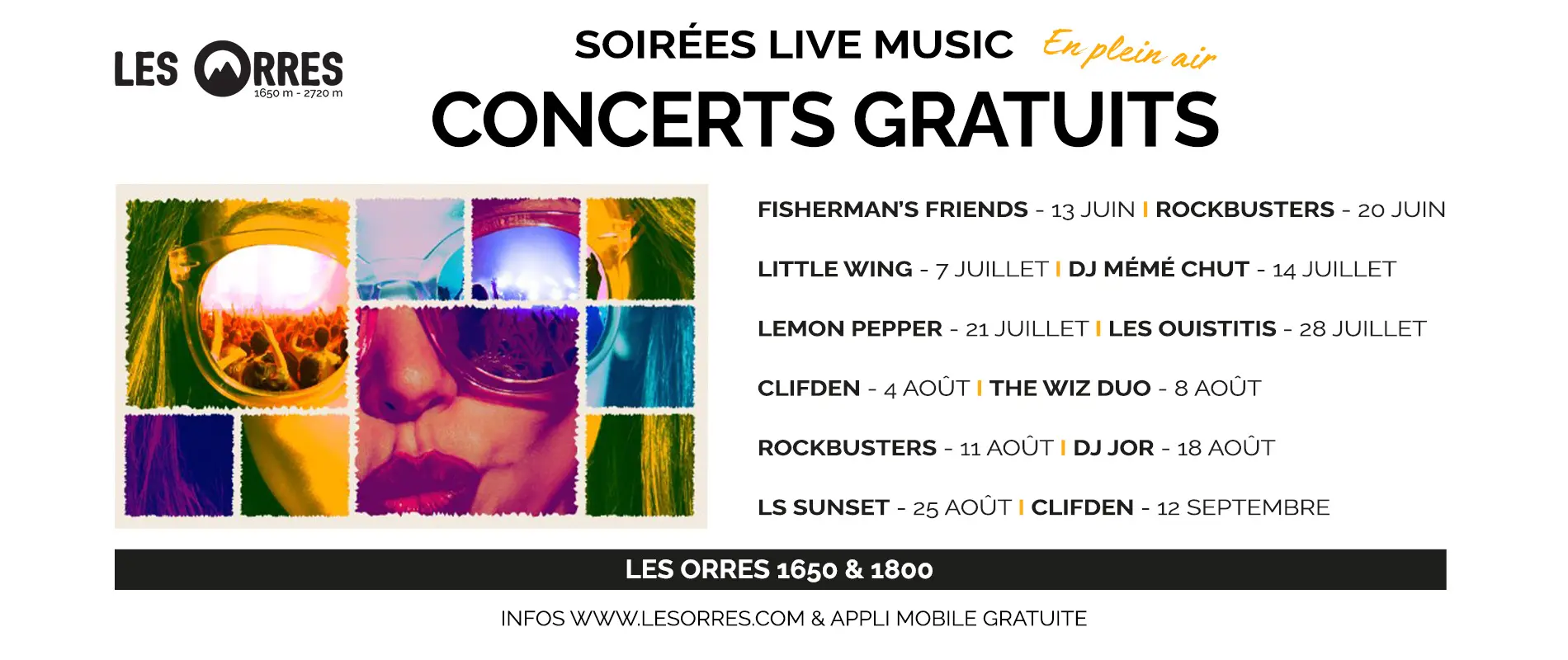 Concerts gratuits - Soirées live music_Les Orres