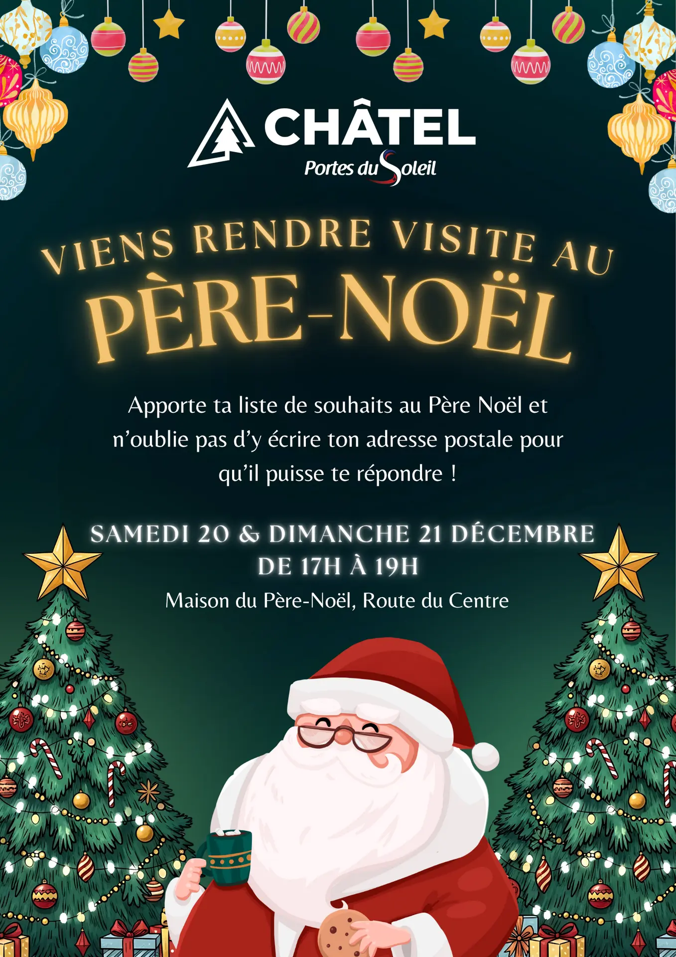 Viens rendre visite au Père Noël_Châtel