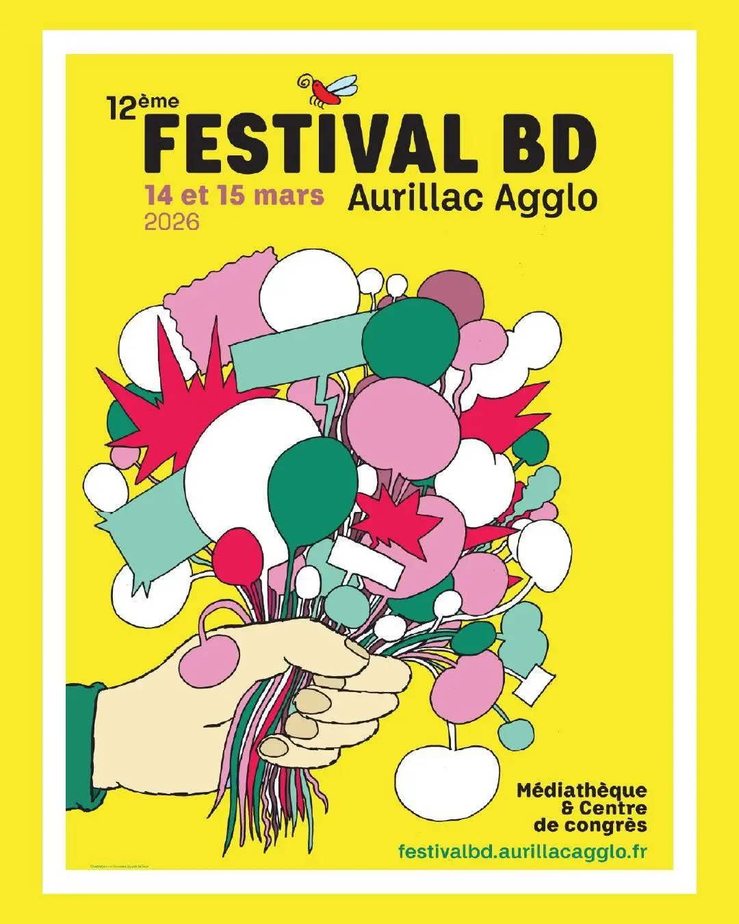 Affiche Festival BD Aurillac Agglo