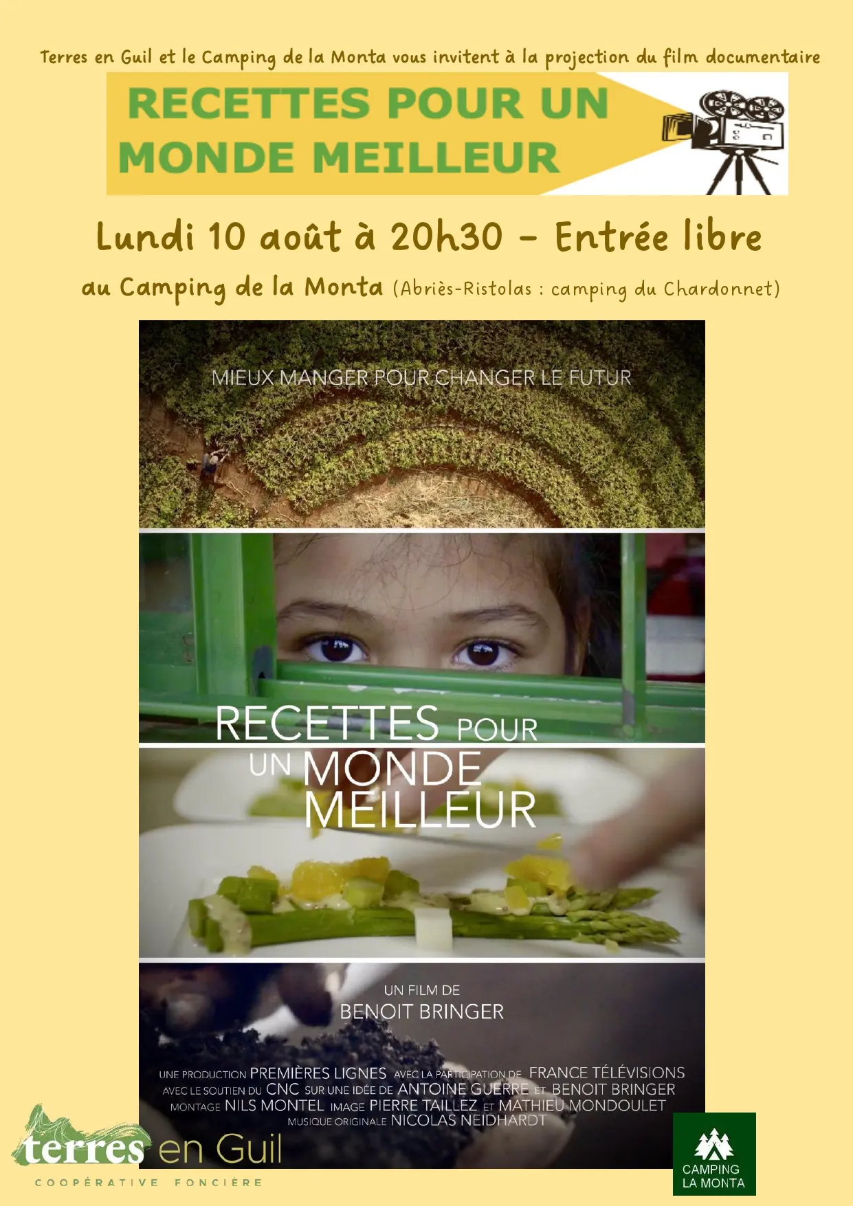 Projection du film Recettes pour un monde meilleur_Abriès-Ristolas