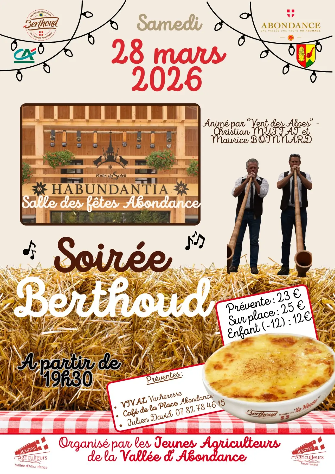 Affiche soirée Berthoud