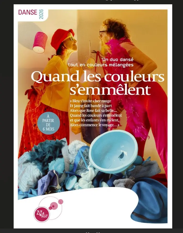 Spectacle pour enfants Quand les couleurs s'emmêlent