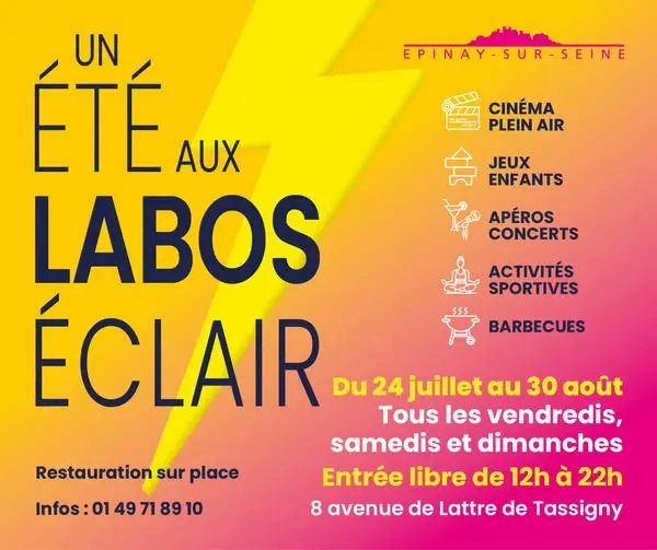 Un été aux Labos Éclair_Épinay-sur-Seine