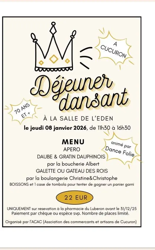 Déjeuner dansant à Cucuron_Cucuron