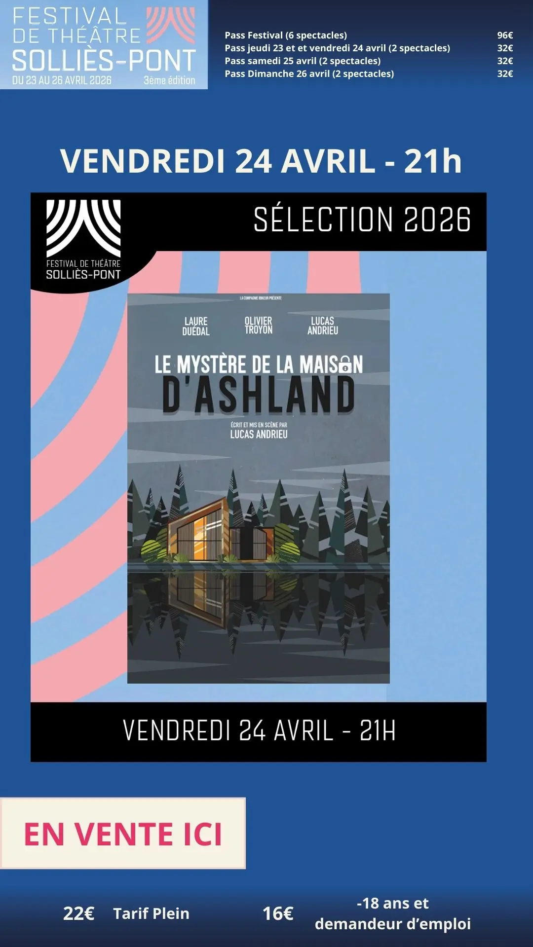 Festival de théâtre de Solliès-Pont - 3e édition_Solliès-Pont