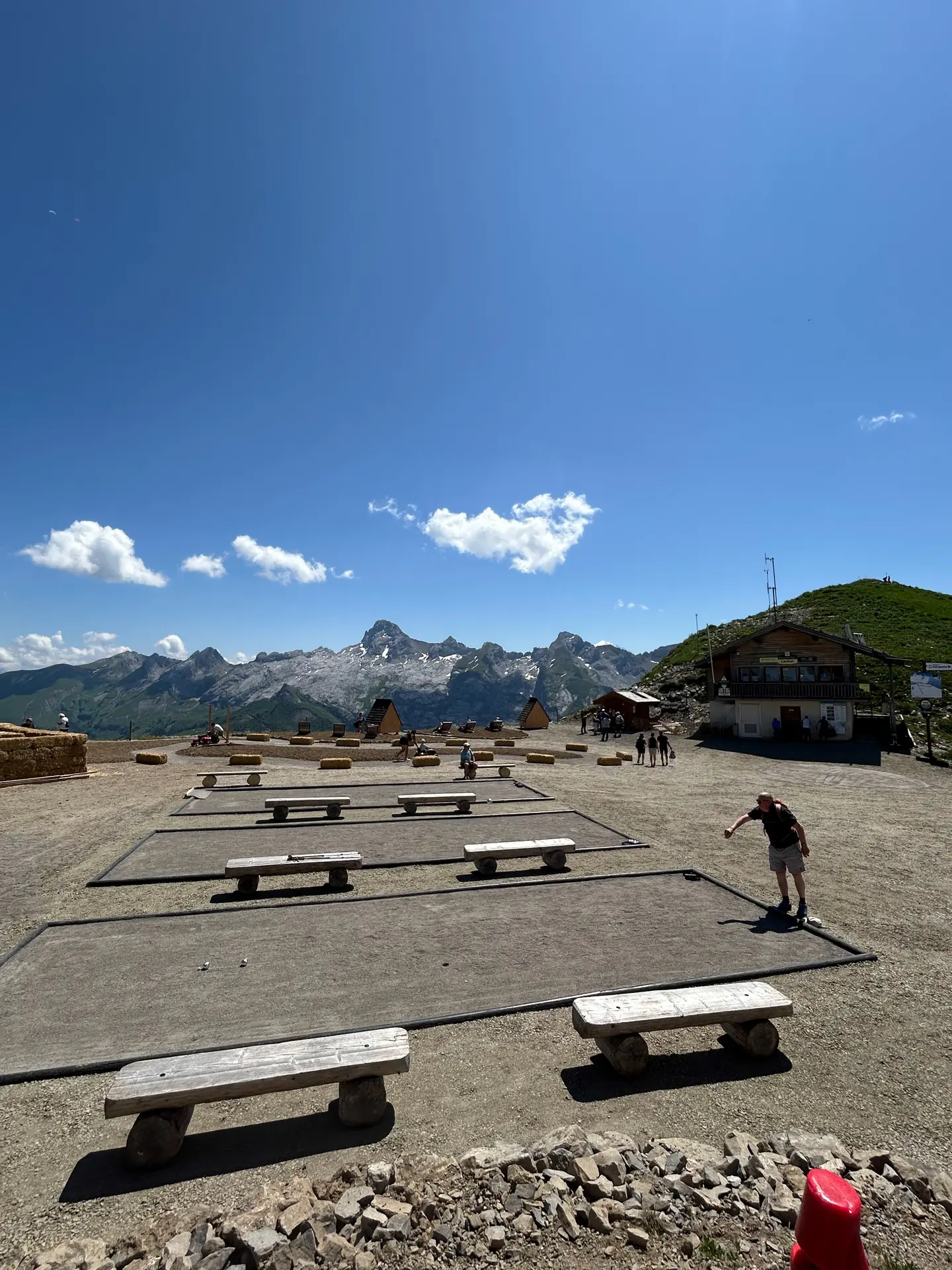 Tournoi de pétanque au sommet du mont Lachat_Le Grand-Bornand