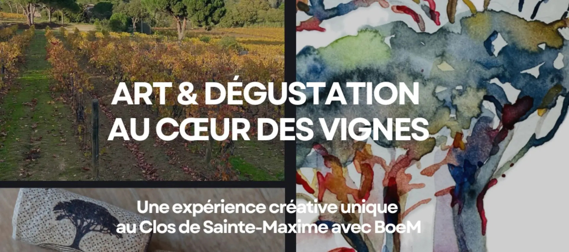 Parenthèse Art & Dégustation au vignoble_Sainte-Maxime