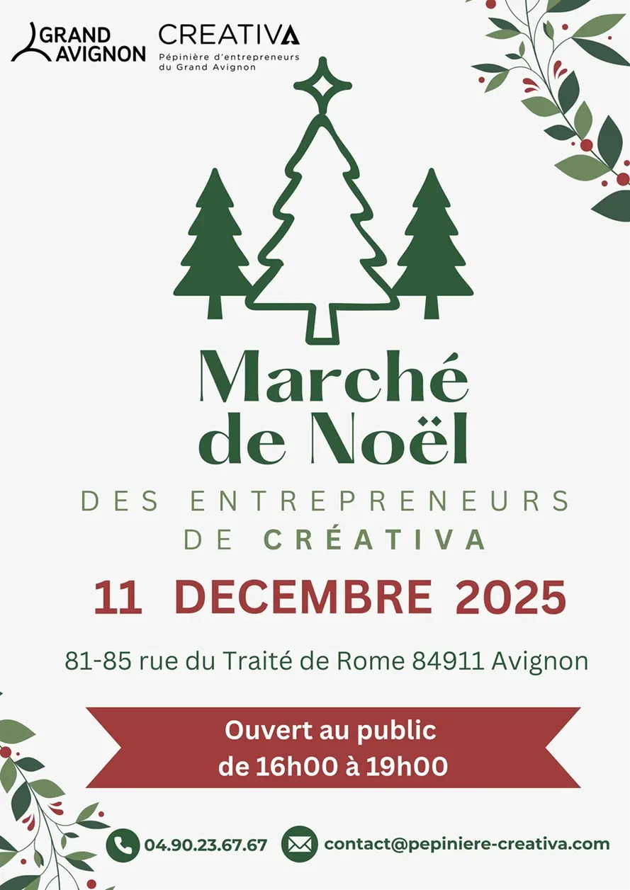 Marché de Noël des entrepreneurs de Créativa_Avignon