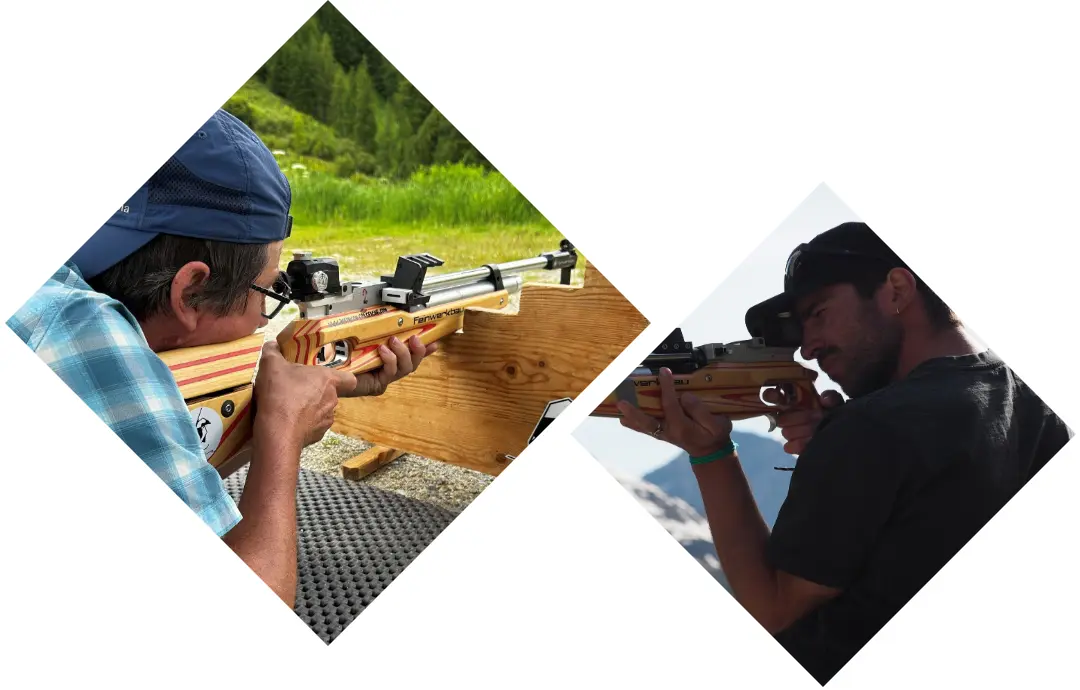 Photo portrait - Initiation au Biathlon
